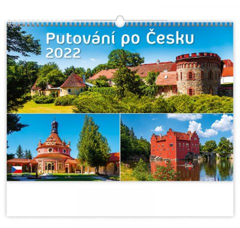 neuveden: Kalendář nástěnný 2022 - Putování po Česku