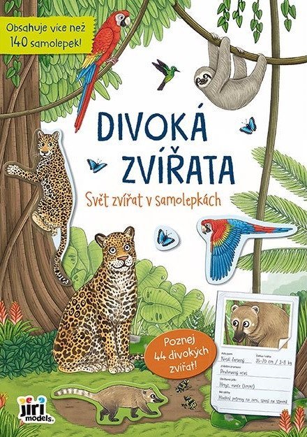 neuveden: Svět zvířat v samolepkách Divoká zvířata