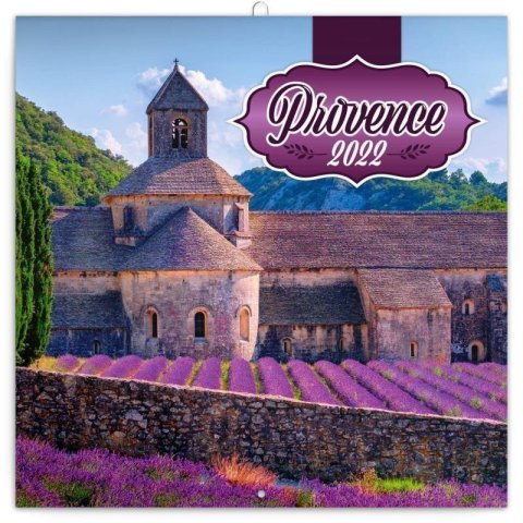 neuveden: Kalendář 2022 poznámkový: Provence, voňavý, 30 × 30 cm