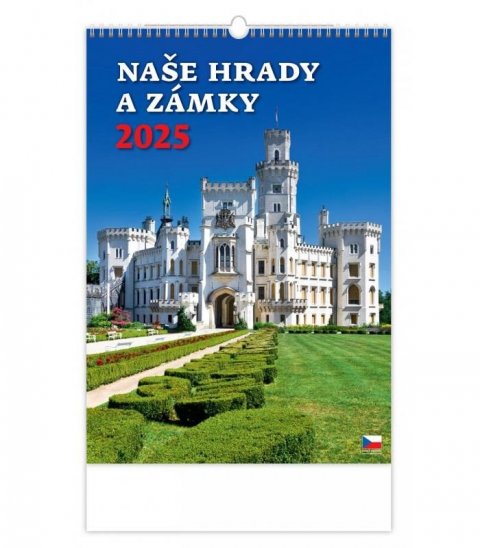 neuveden: Kalendář nástěnný 2025 - Naše hrady a zámky neuveden: Kalendář nástěnný 2025 - Naše hrady a zámky