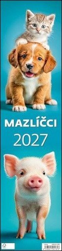 : Kalendář nástěnný 2027 - Mazlíčci
