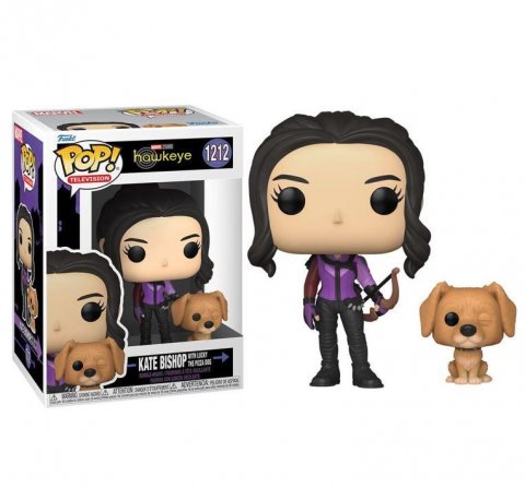 neuveden: Funko POP & Buddy: Marvel Hawkeye - Kate Bishop w/Lucky the Pizza Dog