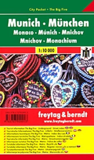 neuveden: PL 26 CP Mnichov 1:10 000 / kapesní plán města