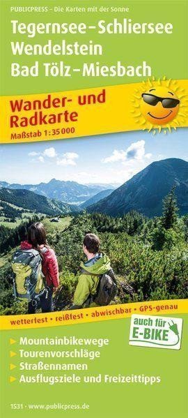 neuveden: Tegernsee-Schliersee, Wendelstein, Bad Tölz-Miesbach 1:35 000 / turistická 