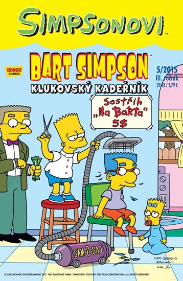 Groening Matt: Simpsonovi - Bart Simpson 05/15 - Klukovský kadeřník