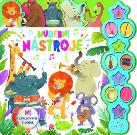neuveden: Hudební nástroje - 10 zvukových tlačítek neuveden: Hudební nástroje - 10 zvukových tlačítek