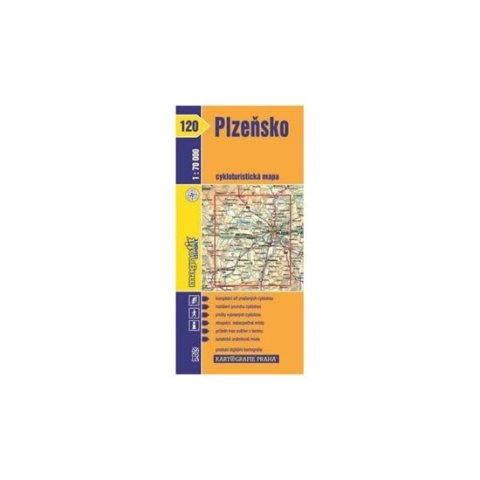 neuveden: 1: 70T(120)-Plzeňsko (cyklomapa)