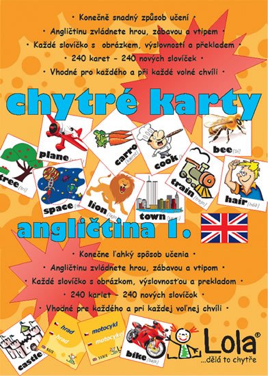 neuveden: Chytré karty - Angličtina slovíčka 1 neuveden: Chytré karty - Angličtina slovíčka 1