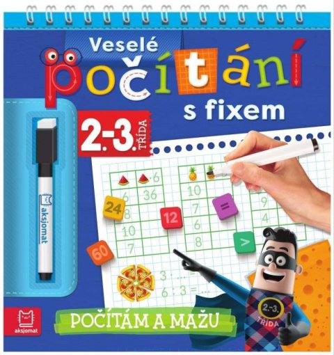 Bator Agnieszka: Veselé počítání s fixem - Počítám a mažu