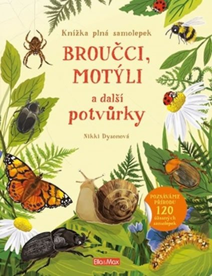 Dysonová Nikki: Broučci, motýli a další potvůrky - Kniha samolepek Dysonová Nikki: Broučci, motýli a další potvůrky - Kniha samolepek