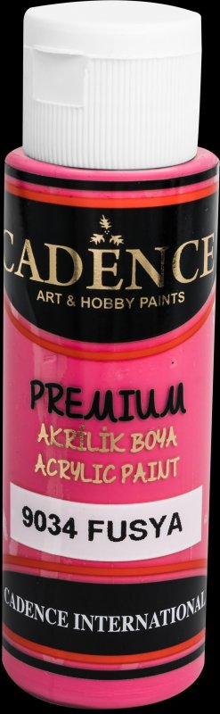 neuveden: Akrylová barva Cadence Premium - fuchsiová / 70 ml