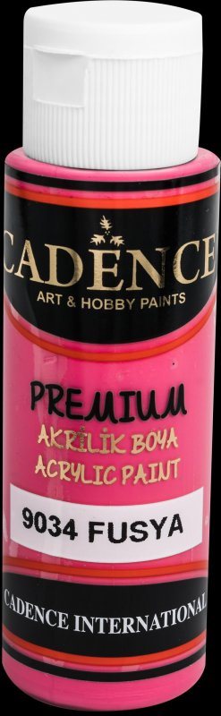 neuveden: Akrylová barva Cadence Premium - fuchsiová / 70 ml neuveden: Akrylová barva Cadence Premium - fuchsiová / 70 ml