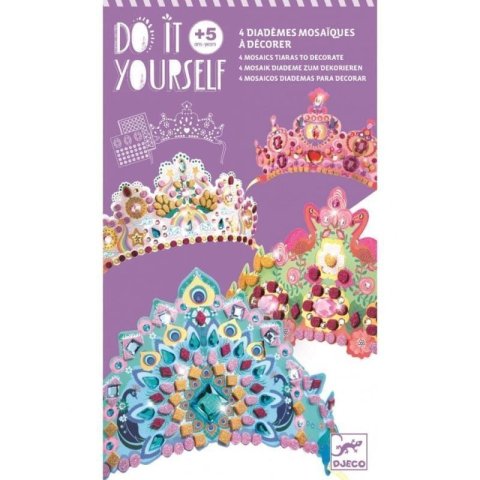 neuveden: DJECO DIY Třpytivé korunky pro princezny