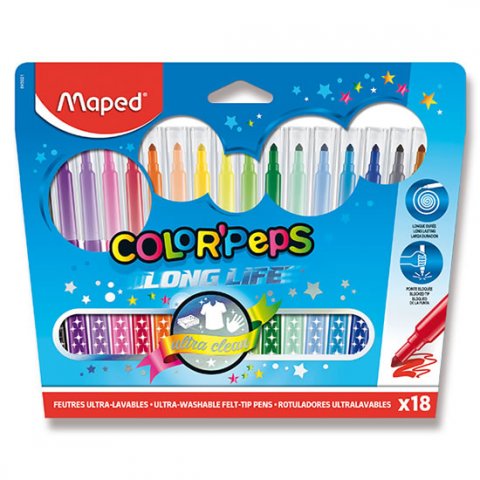 neuveden: Maped - Fixy Color´ Peps 18 ks neuveden: Maped - Fixy Color´ Peps 18 ks