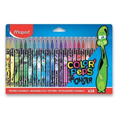 neuveden: Maped Fixy Color´ Peps Monster 24 ks