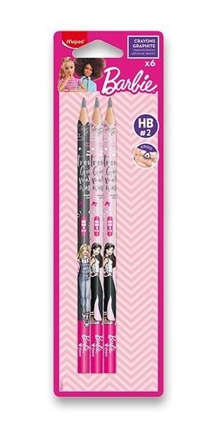 neuveden: Maped Bezdřevé grafitové tužky Barbie 6 ks neuveden: Maped Bezdřevé grafitové tužky Barbie 6 ks