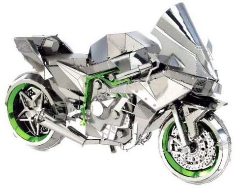 neuveden: Metal Earth 3D kovový model Kawasaki Ninja H2R (ICONX)