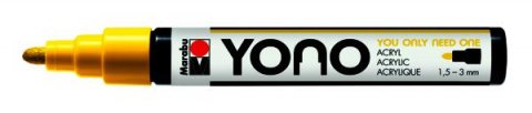neuveden: Marabu YONO akrylový popisovač 1,5-3 mm - žlutý