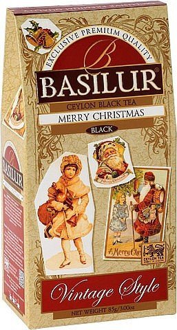 neuveden: BASILUR Vintage Merry Christmas papír 85g
