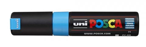 neuveden: POSCA akrylový popisovač - tyrkysový 8 mm neuveden: POSCA akrylový popisovač - tyrkysový 8 mm