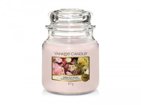 neuveden: YANKEE CANDLE Fresh Cut Roses svíčka 411g