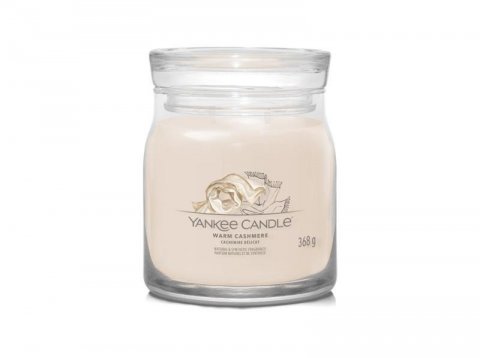 neuveden: YANKEE CANDLE Warm Cashmere svíčka 368g / 2 knoty (Signature střední)