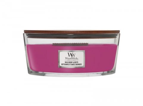 neuveden: WoodWick Wild Berry & Beets svíčka loď 453,6g