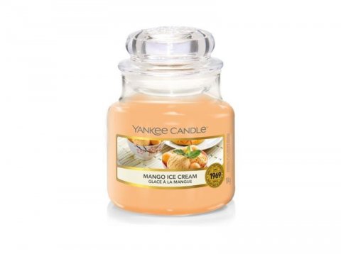 neuveden: YANKEE CANDLE Mango Ice Cream svíčka 104g