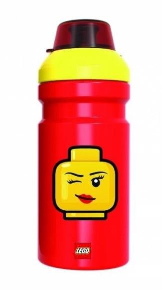 neuveden: Láhev LEGO ICONIC Girl - žlutá/červená neuveden: Láhev LEGO ICONIC Girl - žlutá/červená