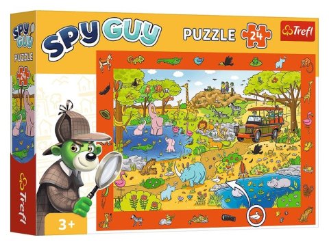 neuveden: Puzzle s hledáním obrázků Spy Guy: Safari 24 dílků
