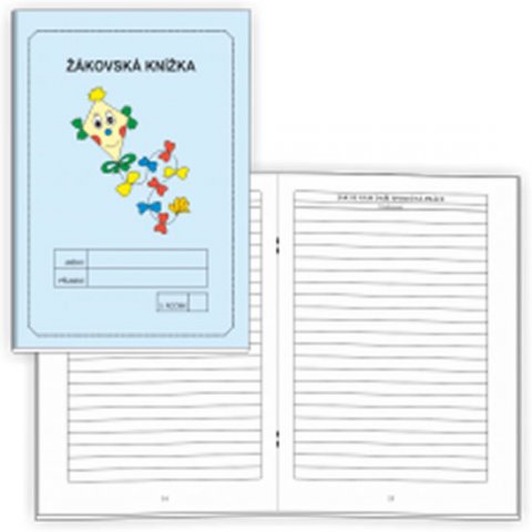 Rubínová Jitka: Žákovská knížka 5. ročník - slovní hodnocení (modrá)