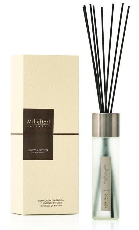 neuveden: Millefiori Selected Mimosa Flower / difuzér 350ml + stébla