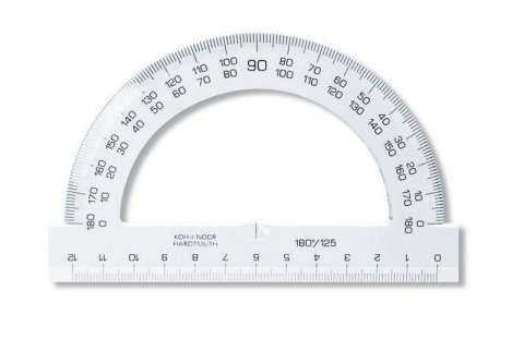 neuveden: Koh-i-noor úhloměr 180/125 čirý neuveden: Koh-i-noor úhloměr 180/125 čirý