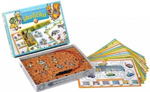 neuveden: Školička 3 - společenská hra na baterie v krabici