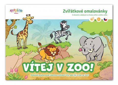 Škoda Filip: Zvířátkové omalovánky / Vítej v ZOO!