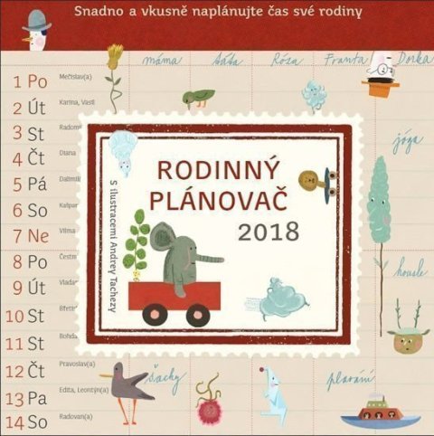 Tachezy Andrea: Rodinný plánovač 2018