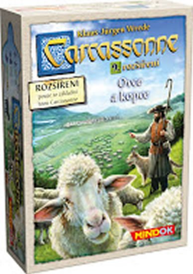 Wrede Klaus-Jürgen: Carcassonne: Rozšíření 9: Ovce a kopce