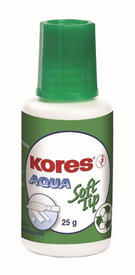 neuveden: Kores Opravný lak Aqua Soft tip 25g s houbičkou neuveden: Kores Opravný lak Aqua Soft tip 25g s houbičkou