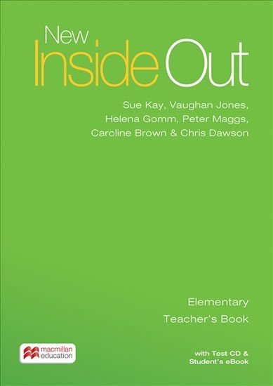 Kay Sue: New Inside Out Elementary: Teacher´s Book with eBook and Test CD Pack