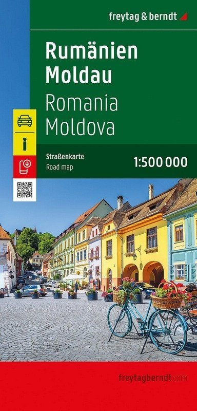 neuveden: Rumunsko - Moldavsko 1:500 000 / automapa