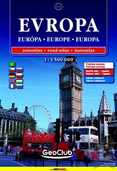 neuveden: Evropa autoatlas 1:1 500 000 (A4, sešit) neuveden: Evropa autoatlas 1:1 500 000 (A4, sešit)