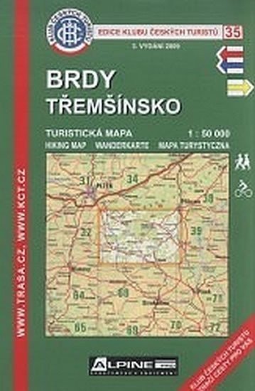 neuveden: KČT 35 Brdy, Třemšínsko 1:50.000 / turistická mapa
