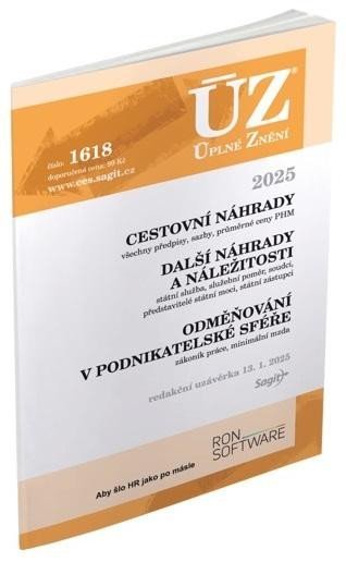 neuveden: ÚZ 1618 Cestovní náhrady, Odměňování v podnikatelské sféře, 2025 neuveden: ÚZ 1618 Cestovní náhrady, Odměňování v podnikatelské sféře, 2025