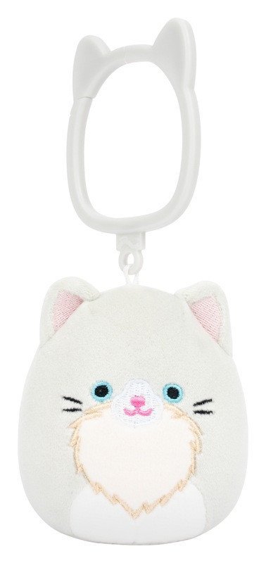 -: Squishmallows Klíčenka Angorská kočka - Zachariah