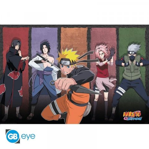 neuveden: Naruto Shippuden Plakát Maxi: Naruto  Allies 91,5 x 61 cm