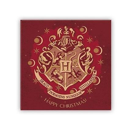 neuveden: Harry Potter Magnet - Bradavice (červený)