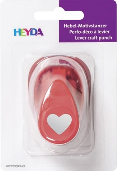 neuveden: HEYDA ozdobná děrovačka velikost S - srdce 1,7 cm