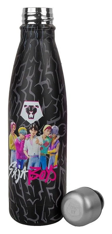 -: KPop Demon Hunters Nerezová láhev - Saja Boys 500 ml