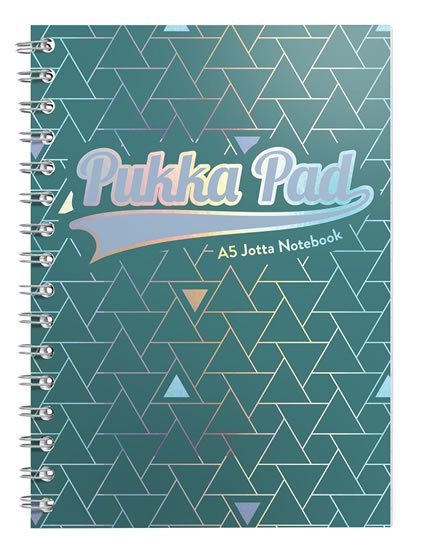 neuveden: Pukka Pad Spirálový blok Glee Jotta A5, papír 80g, 100 listů, zelený