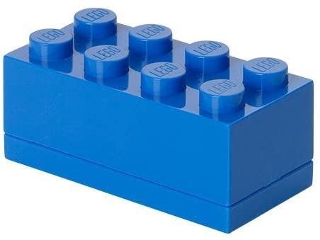 neuveden: Úložný box LEGO Mini 8 - modrý